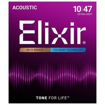 Elixir Polyweb Extra Light Acoustic 104586 фото