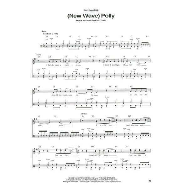 Перкусія Hal Leonard Nirvana Drum Collection 260676 фото