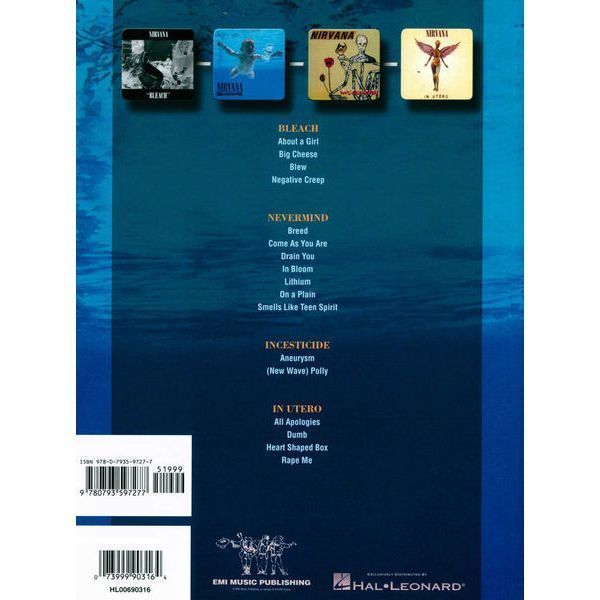 Перкусія Hal Leonard Nirvana Drum Collection 260676 фото