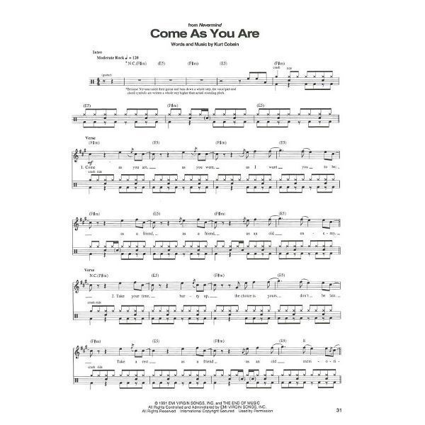 Перкусія Hal Leonard Nirvana Drum Collection 260676 фото