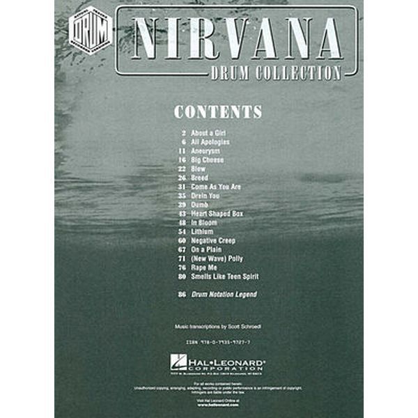 Перкусія Hal Leonard Nirvana Drum Collection 260676 фото