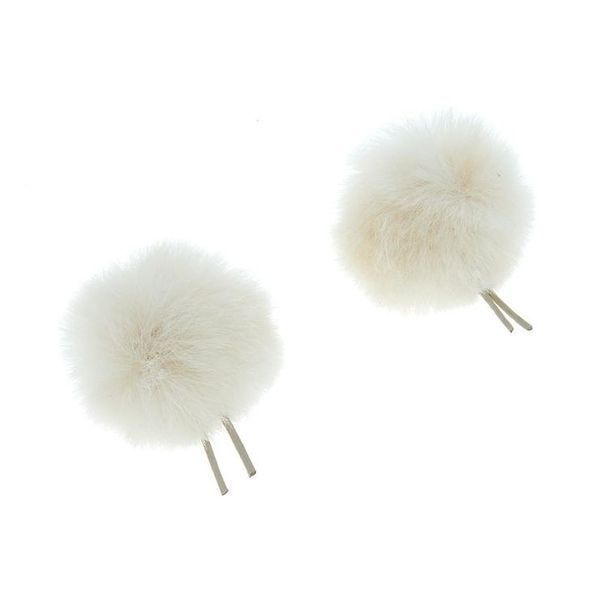 Мікрофон Bubblebee Twin Windbubbles Off-White 2 405137 фото