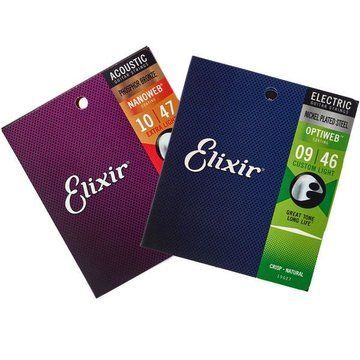 Elixir Acoustic/E-Guitar Bundle 413547 фото