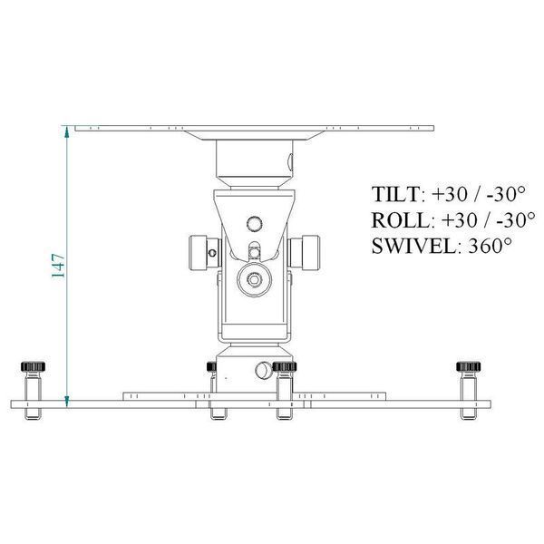 Euromet Arakno Mini Projector Mount Wh 10093212 фото