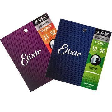 Elixir Acoustic/E-Guitar Bundle 413638 фото