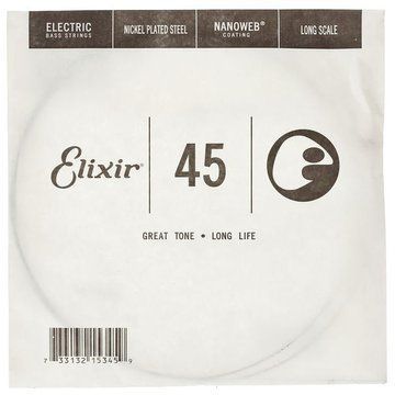 Elixir .045 El. Bass Single String 192108 фото