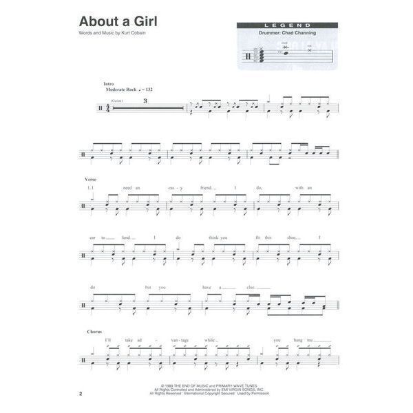 Перкусія Hal Leonard Drum Play-Along Nirvana 461750 фото
