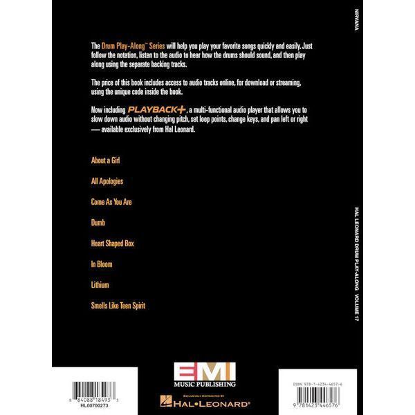 Перкусія Hal Leonard Drum Play-Along Nirvana 461750 фото
