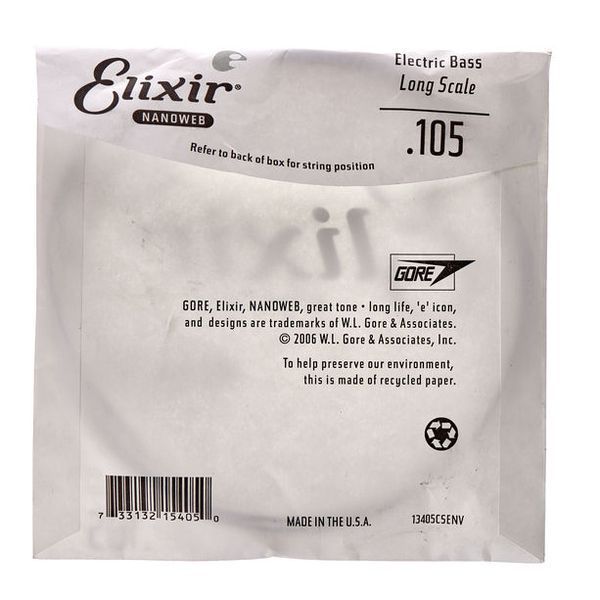 Elixir .105 L El. Bass Single String 254869 фото