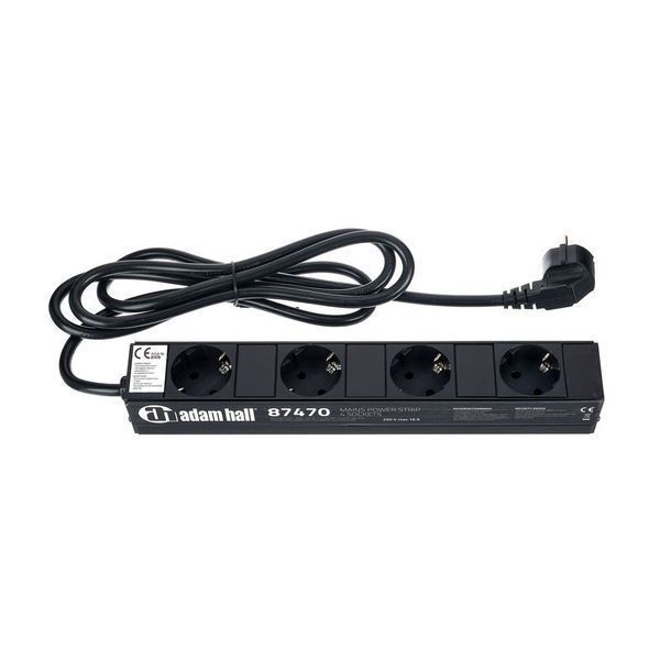 Adam Hall 87470 Power Strip 4 Sockets 289068 фото