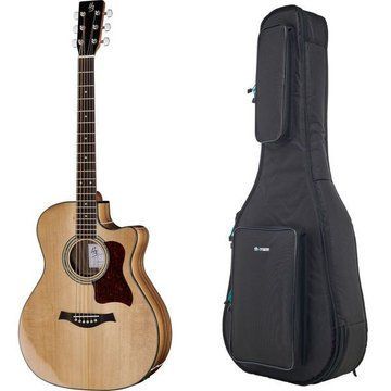Harley Benton Baritone CLG-414BCE NT w/Bag 537228 фото