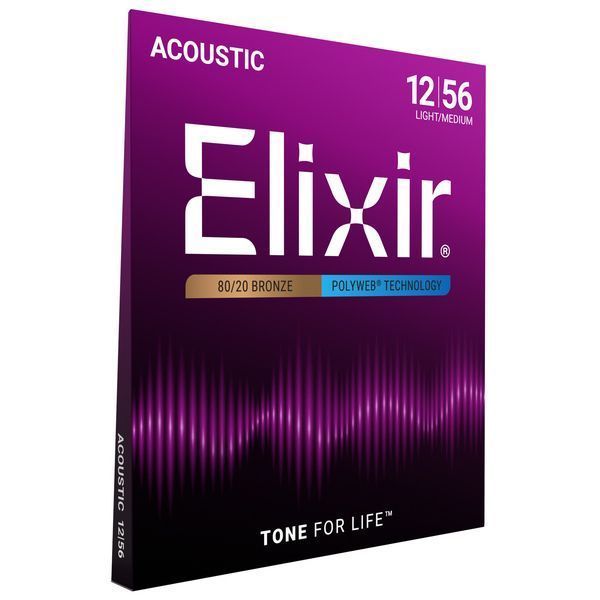 Elixir Polyweb Light-Medium Acoustic 177488 фото