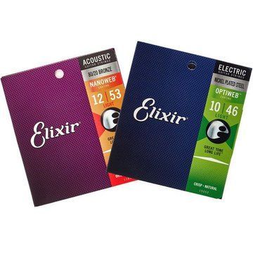 Elixir Acoustic/E-Guitar Bundle 413537 фото