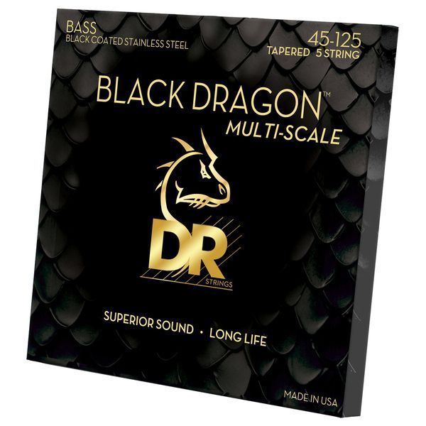 DR Strings Black Dragon DBSMB5-45 Coated 628295 фото