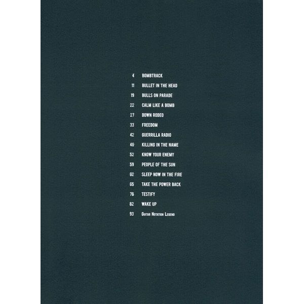 Hal Leonard Rage Against The Machine 351524 фото