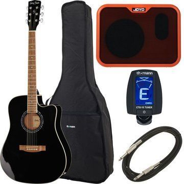 Harley Benton D-120CE BK Joyo Bundle 603418 фото
