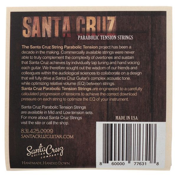 Santa Cruz Parabolic String Set Medium 541220 фото