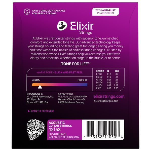 Elixir Polyweb Light Acoustic 104581 фото