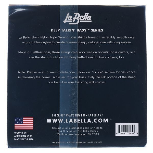 La Bella 750N-B Black Nylon L 411272 фото