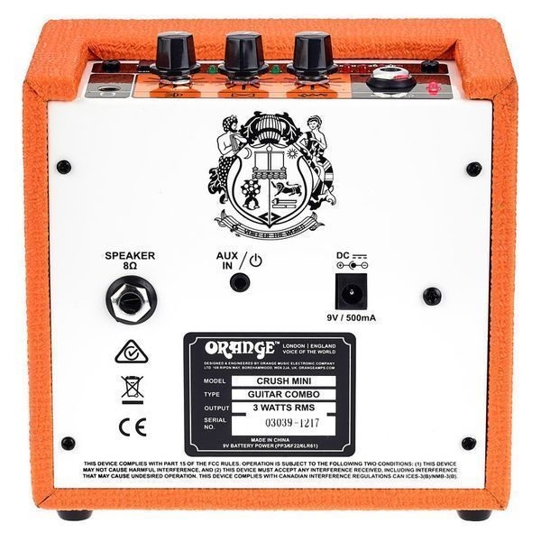 Комбопідсилювач Orange Crush Mini 423168 фото