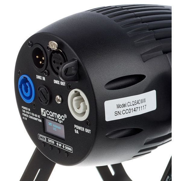 Прожектор Cameo Q-Spot 40 WW Black 10087234 фото