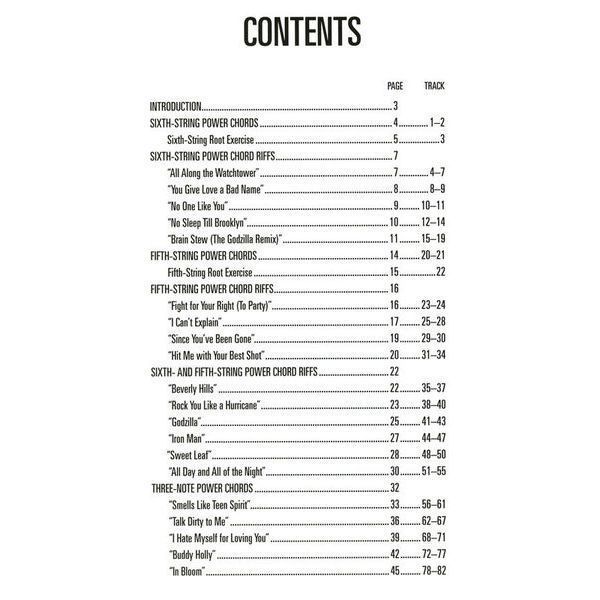 Hal Leonard Power Chords 240417 фото