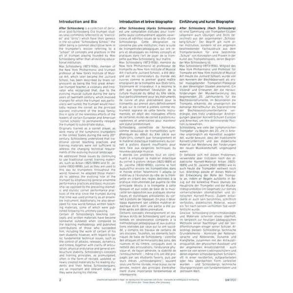 Editions Bim After Schlossberg Trumpet 575643 фото