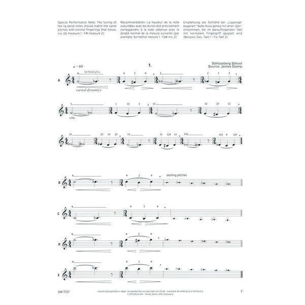 Editions Bim After Schlossberg Trumpet 575643 фото