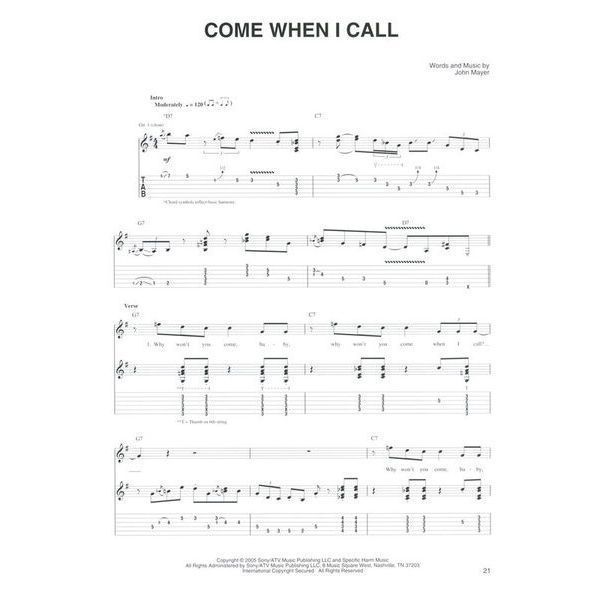 Hal Leonard John Mayer Live 277967 фото