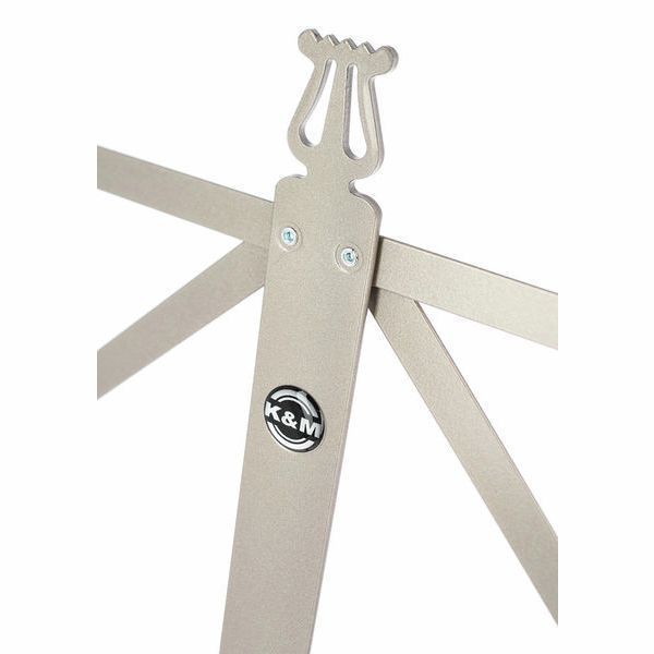 K&M 107 Music Stand Nickel 322384 фото