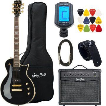 Harley Benton SC-Custom III P90 Black Set 603123 фото