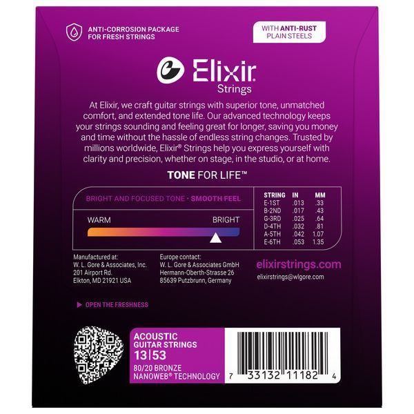 Elixir 11182 80/20 Bronze HD Light 396520 фото